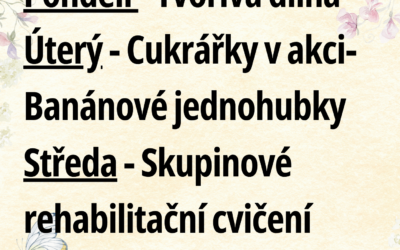 Aktivity 16. 6. – 20. 6. 2025