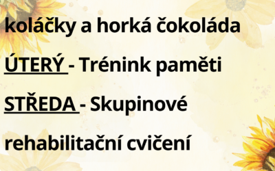 Aktivity 1. 9. – 5. 9. 2025