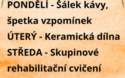 Aktivity 13. 10. – 17. 10. 2025