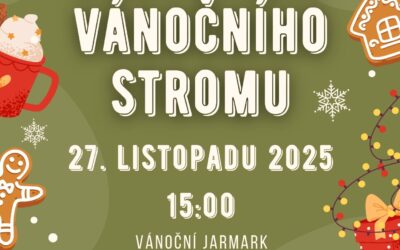 Pozvánka na akci Rozsvícení vánočního stromu