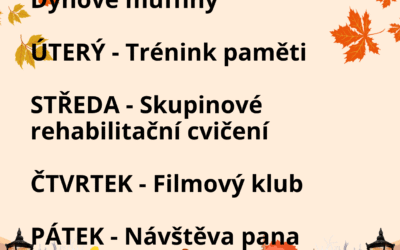 Aktivity 20. 10. – 24. 10. 2025