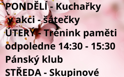 Aktivity 23. 2. – 27. 2. 2026