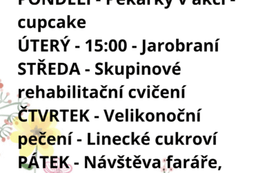 Aktivity 23. 3. – 27. 3. 2026