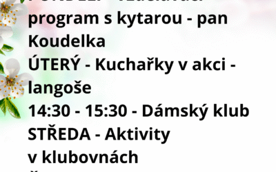 Aktivity 9. 3. – 13. 3. 2026