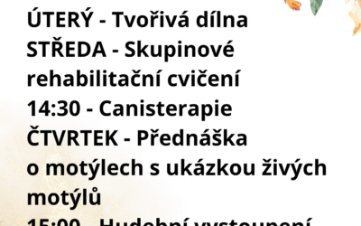 Aktivity 28.9. – 2.10.2026