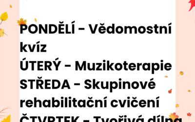Aktivity 19. 10. – 23. 10. 2026