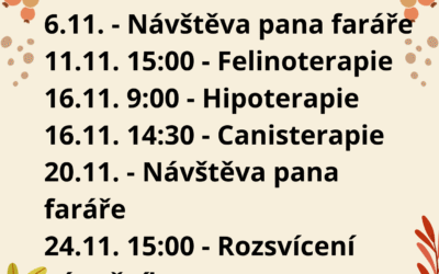 Aktivity listopad 2026